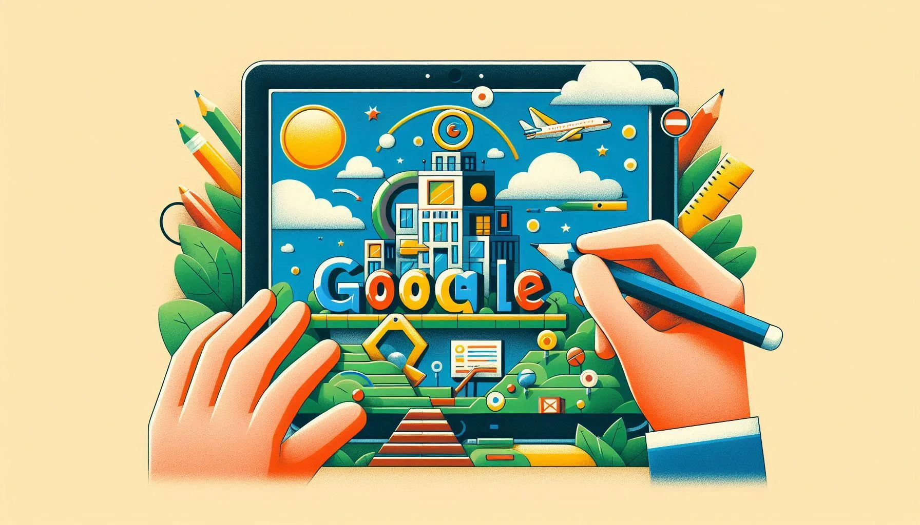 What is Google Site in rectangle shape
